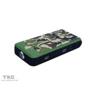 12000mah Arm Green most powerful portable jump starter with Double USB