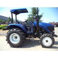 China 350L Fuel Tank Small Farm Tractors Small Four Wheel Drive Tractors With The Dump Trailer on sale