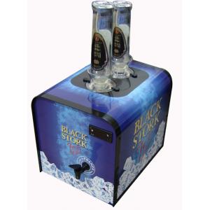 China 1800ml Capacity Attractive Shot Chiller Dispenser With Customized Bottle Holder wholesale