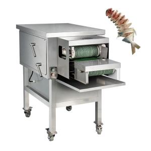 China Máquina de corte de pescado congelado estable de acero inoxidable resistente al desgaste supplier