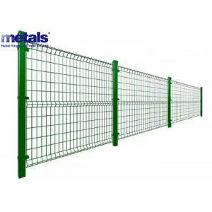 3D Curved Welded Wire Mesh Fence For Outdoor Garden PVC Coated