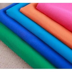 100% polyester microfiber brushed peach skin board shorts fabric/poly beach shorts fabric