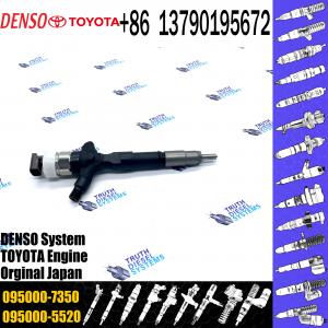 High Quality Common Rail Fuel Injector 095000-7350 For TOYOTA LAND CRUISER 1KD-FTV 23670-30210