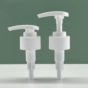 China 28mm 28 / 410 Lotion Dispenser Pump White Shampoo Shower Gel Wash Screw For Bottles supplier