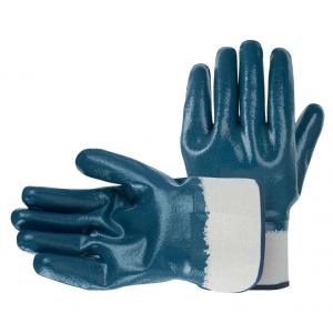 Heavy Duty Nitrile Coated Gloves with Cotton Jersey Shell