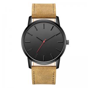 Japanese Movement Custom Design Watches 316L Men Leather Quartz Watch