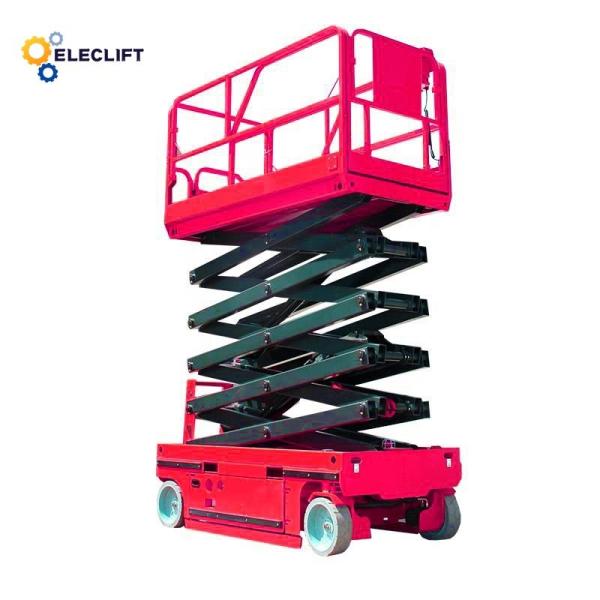 0.8M Foldable Self Leveling Mini Scissor Lift For Industrial Projects