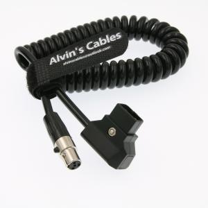 Alvin's Cables TV Logic Monitor Power Cable D Tap to Mini XLR 4 Pin Female for ARRI RED Camera