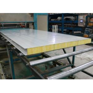 China 75mm Fiber Glass Wool Sandwich Color Steel Sheet supplier