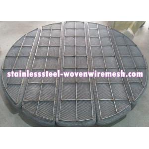 China Duplex Steel Knitmesh Demister , Moisture Eliminator Filter High Impact Strength supplier