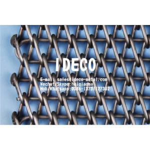 China (Double) Rod Reinforced Weave Chain Link Belting, Conventional Weave Belts, Woven Wire Mesh Conveyor Belts wholesale