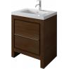 China Elegant Oak MDF Bathroom Furniture With Side Cabinet 800 x 25 x 700mm wholesale