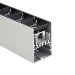 China レンズとのLEDのアルミニウム プロフィールの導かれたストリップのアルミニウム プロフィールWidth54mm High80mmの運転者 wholesale