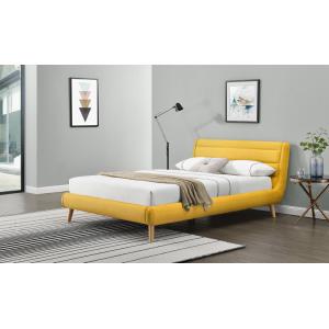 Обитые дети желтой/голубой ткани полноразмерные кладут оптовые изготовители в постель кровати