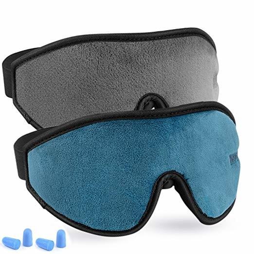 Breathable Memory Foam Eye Mask For Nap / Travel 3D Modern Design