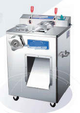 Electric Stainless Steel Commercial Meat Mincer Slicer for Capacity Meat Processing Operations Meat Mincer and Slicer