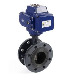 Electric Motorized Actuator Water Control Flange Type Butterfly Valves
