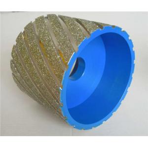China Milling Groove Diamond Dressing Roller For Drum Brake Pad Grinding supplier