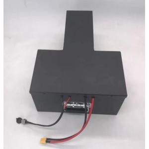 3000W 72v 40Ah Scooter Motorcycle Battery Pack With Black Metal Casing Customized T Shape