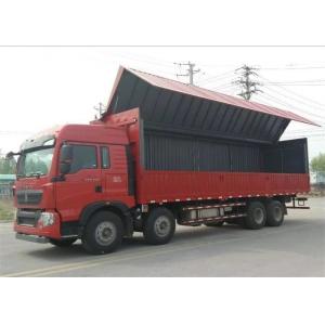 China SINOTRUK HOWO T5G Wing Van Cargo Truck 8X4 12 Wheels LHD MAN Engine Euro4 336HP supplier