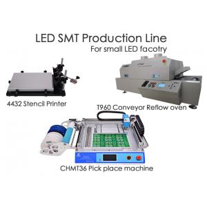 Chip Mounter / Stencil Printer / Reflow Oven LED SMT Production Line
