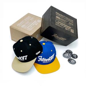 China Customized Size Recycled Baseball Cap Hat Packaging Shipping Box supplier