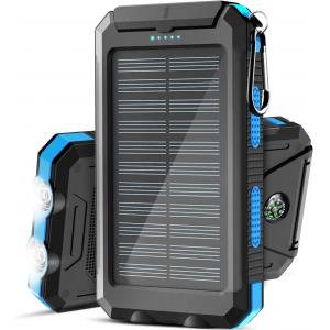 38800mAh Solar Power Usb Power Bank Waterproof For Outdoor Camping