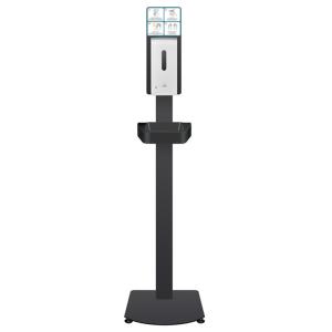 China Assoalho automático da posição do distribuidor do álcool do gel do sabão da mão de 1000ML Touchless com suporte supplier