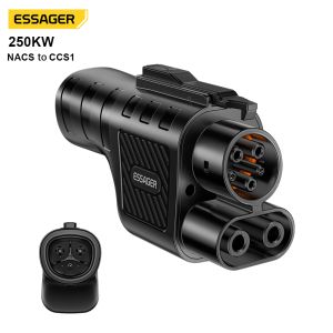 China ESSAGER DC NACS to CCS1 Tesla 電気自動車用急速充電アダプター、IP66 250kW 500A EV電源コネクタ supplier