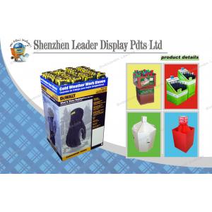 China POP Gloves Paper Dump Bin / cardboard display boxes With Customized supplier