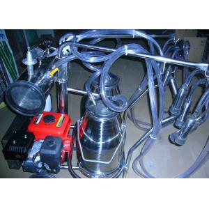 Gasoline / Oil Engine Motor Portable Milking Machine for Cows , Sheep and Goats