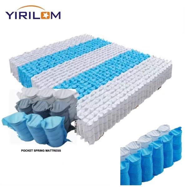 China 5 Zone Pocket Coil Spring Unit For Hybrid Latex Matress Manufacturer wholesale