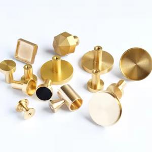 High Precision Cnc Machines Small Brass Lamp Tubes Parts Brass Bearing Components Cnc Copper Plate Polished Machining