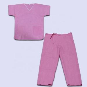 China Round Neck Disposable Coverall with White Size S-XXL supplier