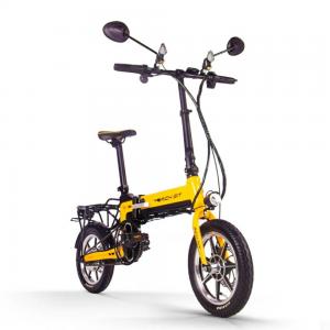 China Riding Electric City Bicycle Small Electric Urban Bikes Adults 14 Inch Gray 10.2Ah supplier