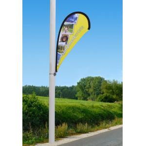 China Feather Flag banner stands Street banner advertising flying flag for advertising & tradeshow supplier
