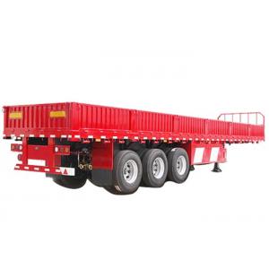 30-80T Flatbed Side Walls FUWA  Trailer With Side Walls