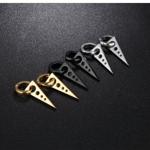 New arrival fashion women mens geometrie differentielle stainless steel earrings