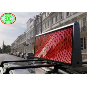 3G WIFI Car LED Sign Display Screen IP65 , High Refresh LED moving sign P5 12V