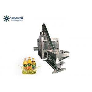 China Automatic Essential Cooking Oil Filling Machine 110mm Oil Bottles Capping Machine supplier