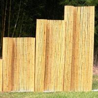 China Home Garden Nursery Durable Garden Fence Bamboo Roller Paneling Natural Color on sale