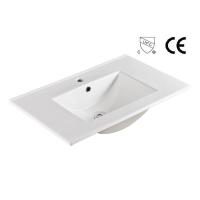 China American Standard Bathroom Vanity Sinks Drop In Cupc White Porcelain 700mm on sale