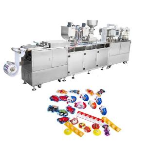 China Surprise Chocolate Egg Blister Packing Machine with Small Footprint 6500*1000*1800mm wholesale