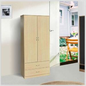 China UV Coated Melamine Bathroom Cabinets , Lacquer Surface Birch Plywood Wardrobe supplier