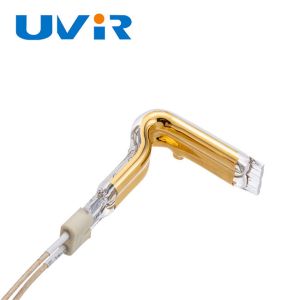 OEM Custom Shape 600W High Purity Quartz Infrared Heating Element Tube with L Shape Design
