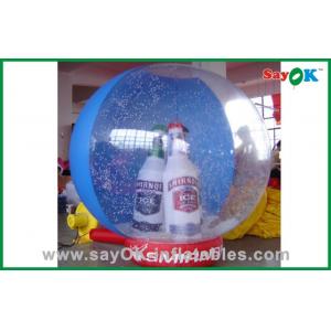 China Giant Christmas Ball Inflatable Christmas Decoration Oxford Cloth supplier