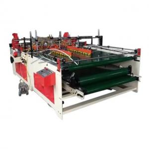 China Multi Color Semi Auto Folder Gluer Machine For Carton Box Driven Type Gluing Machine supplier
