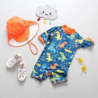 China Gradual Blue Boys Swimwear Sets Split Lively Outdoor Children'S Swimsuit  SPF50+ on sale