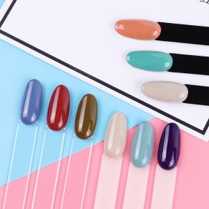 Round Head Nail Care Tools Acrylic Fake Nail Customized Size For Display Nail Polish Chart