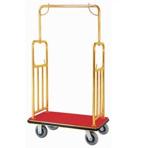 Room Service Trolley With Titanium Gold Plated Tube